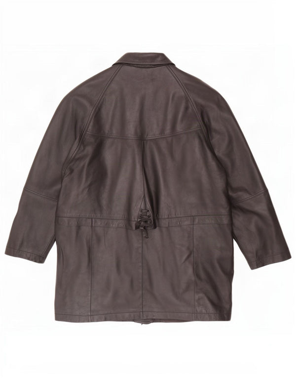 Palton din piele pentru femei C&A UK 16 mare negru