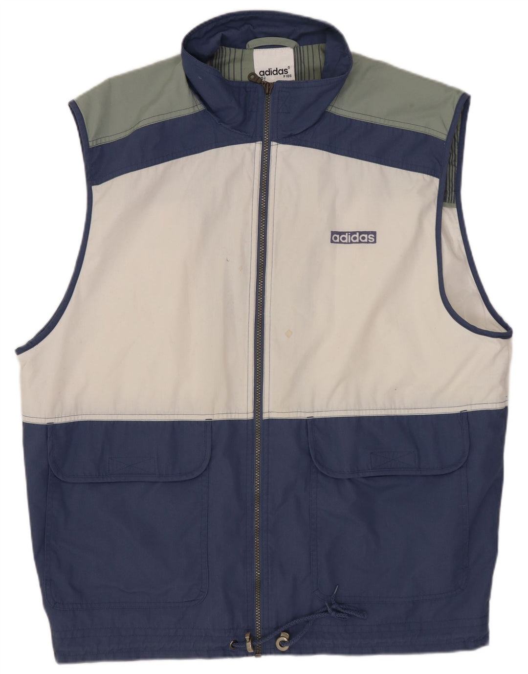 Gilet pentru bărbați ADIDAS UK 42/44, mare, multicolor, poliester color bloc