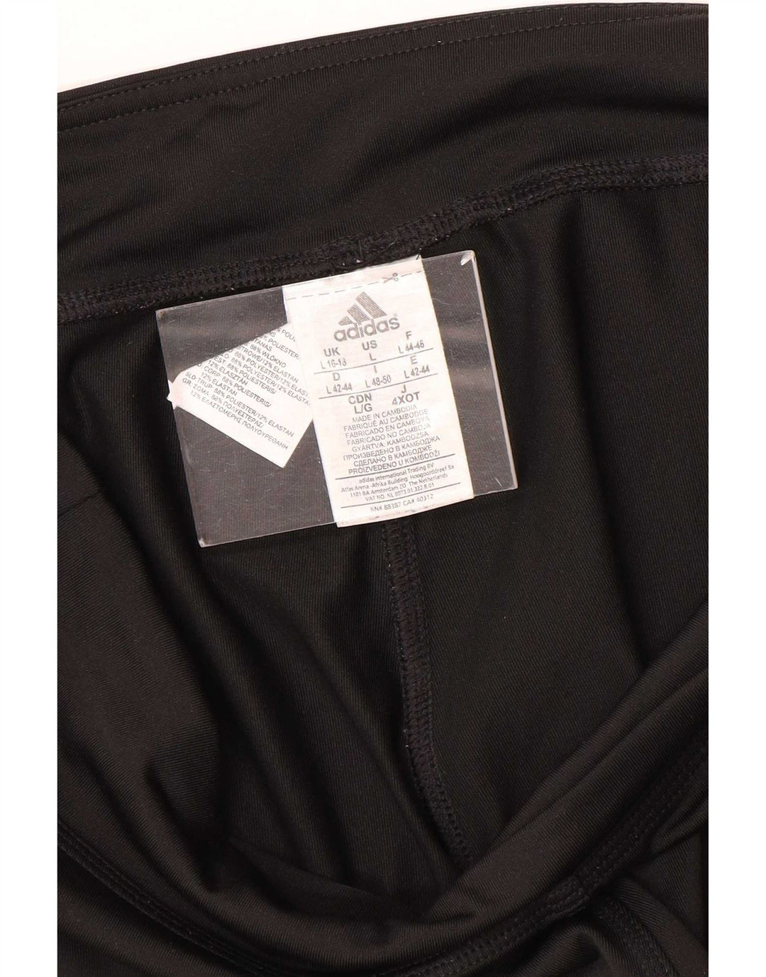Leggings Adidas Climalite Capri pentru femei Marea Britanie 16/18 Poliester negru mare
