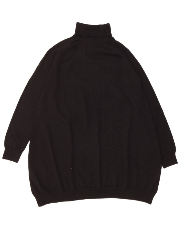 Rochie Cos pentru femei cu gât rulat cu mânecă lungă, jumper UK 14 Medium Black