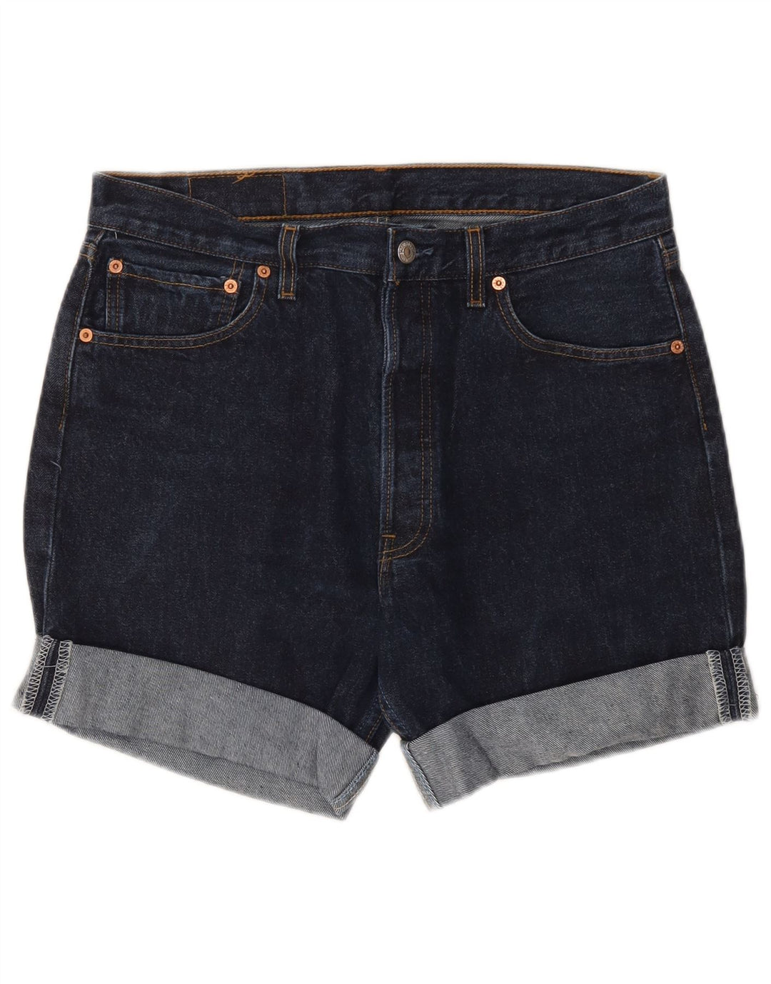 Pantaloni scurți Levi's 501 Denim W34 Large Bleumarin