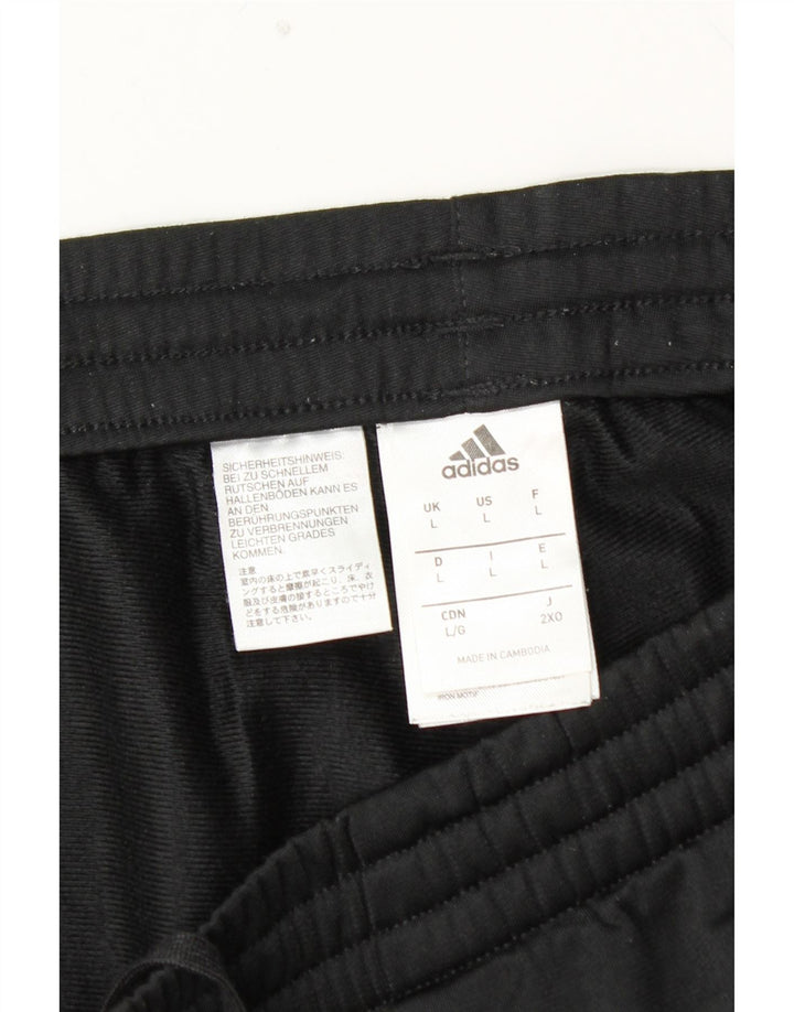 Pantaloni de trening pentru bărbați ADIDAS Joggeri mari, negru, poliester