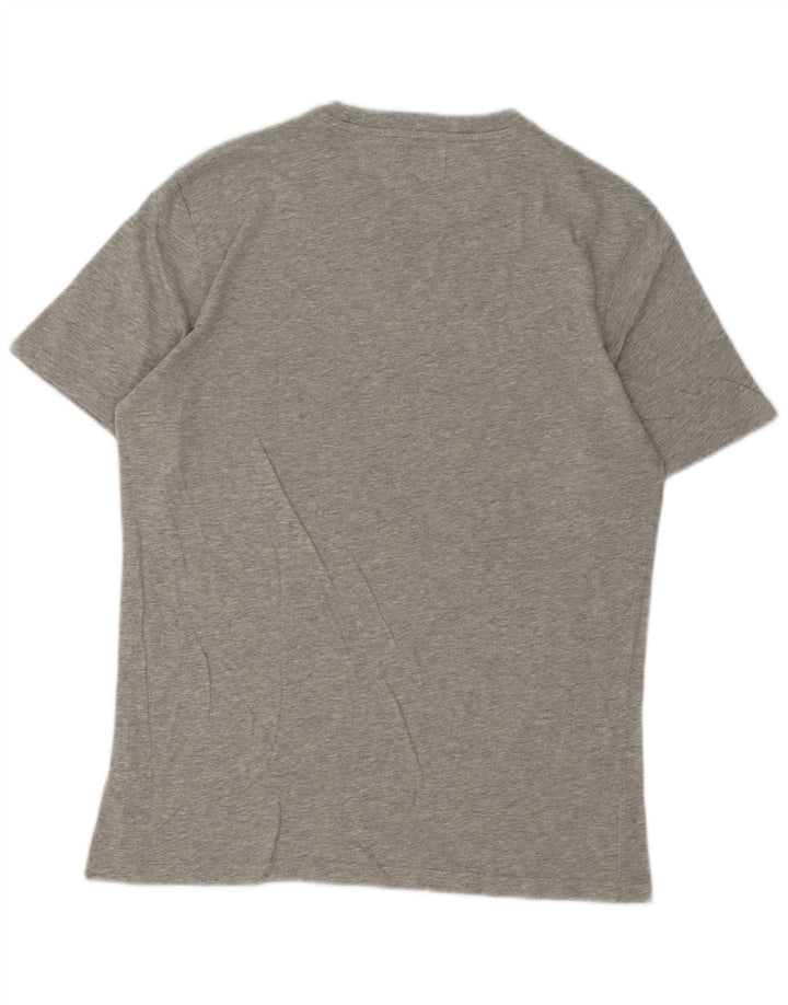 Tricou grafic Sundek pentru bărbați Top din bumbac cu pete gri mediu