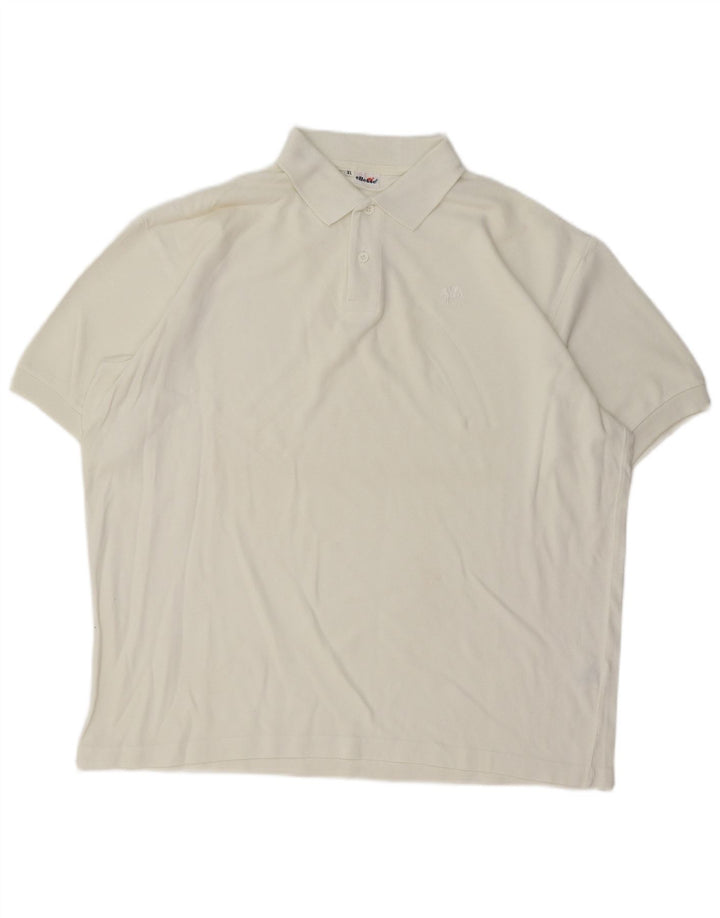 Tricou polo pentru bărbați Ellesse, bumbac alb XL