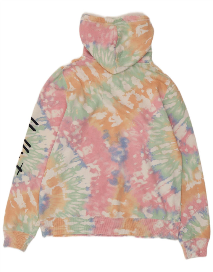 Pulover cu glugă cu grafic pentru femei HOLLISTER UK 14 Medium Multicolor Tie Dye
