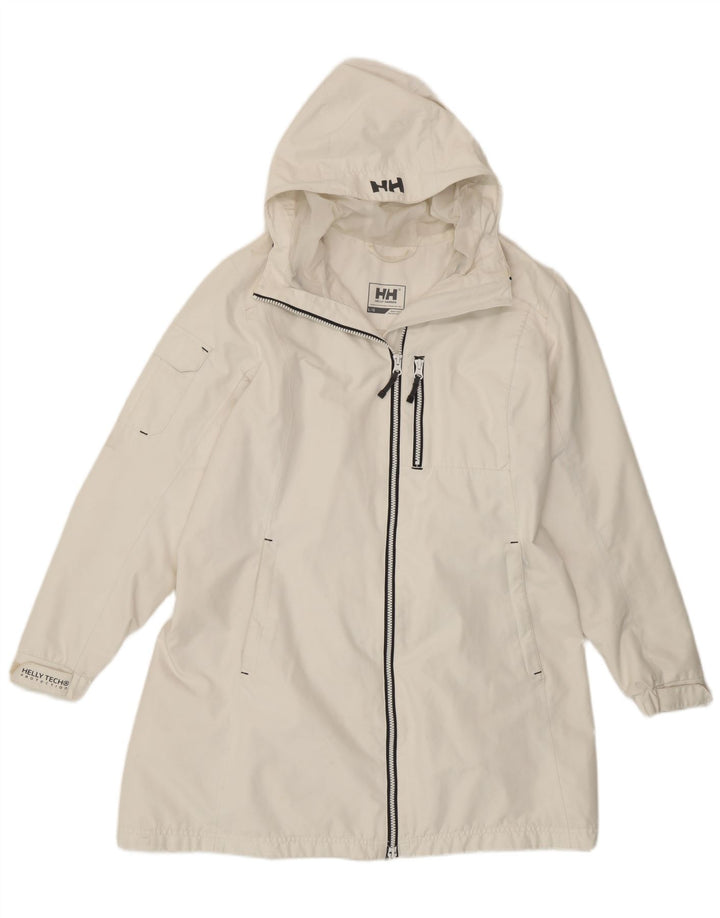 Pelernă de ploaie cu glugă pentru femei Helly Hansen UK 16 Large White