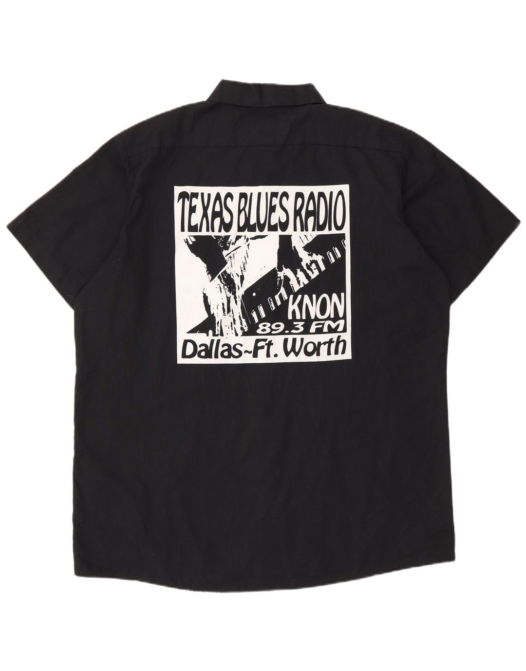 Cămașă cu mânecă scurtă pentru bărbați Dickies, poliester negru mare