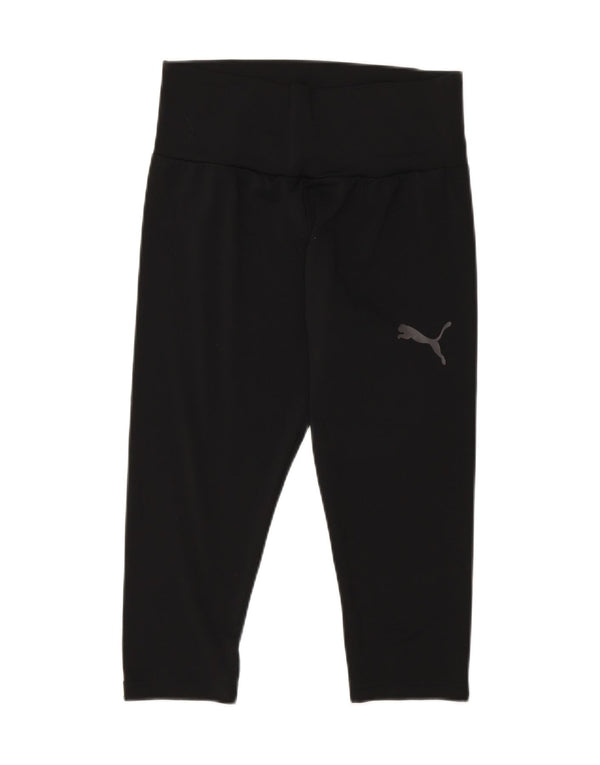 Leggings Capri Puma pentru femei UK 12 Poliester mediu negru