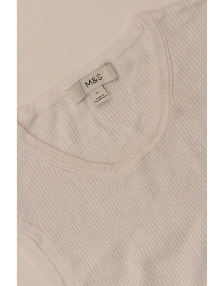 Vestă pentru femei Marks & Spencer UK 14 Medium White