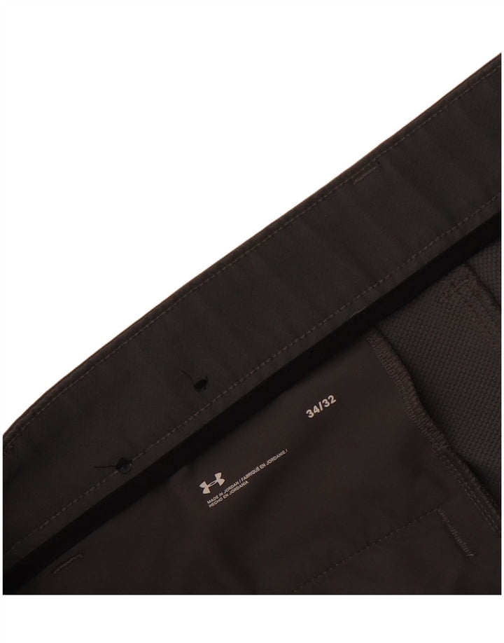 Pantaloni chino drepti pentru bărbați Under Armour W34 L32 gri