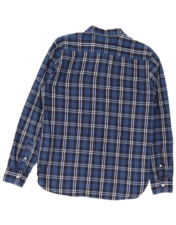 Cămașă pentru bărbați Levi's, din bumbac cu carouri, albastru bleumarin mediu