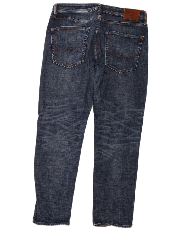 Jack & Jones Mike Comfort Fit blugi drepti pentru bărbați W36 L32 bumbac albastru