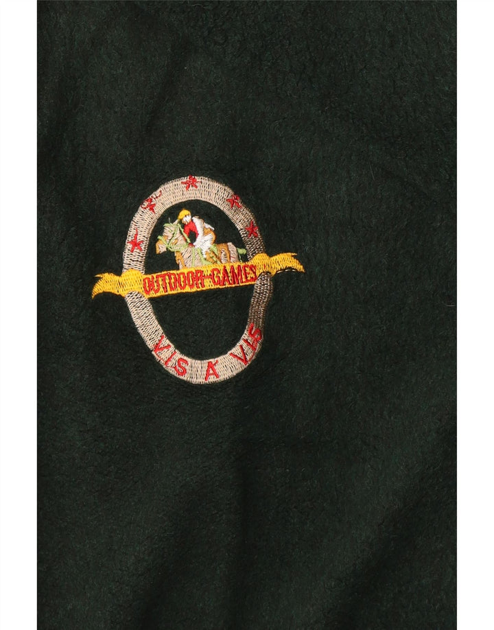 Cardigan Vintage pentru bărbați, verde mare