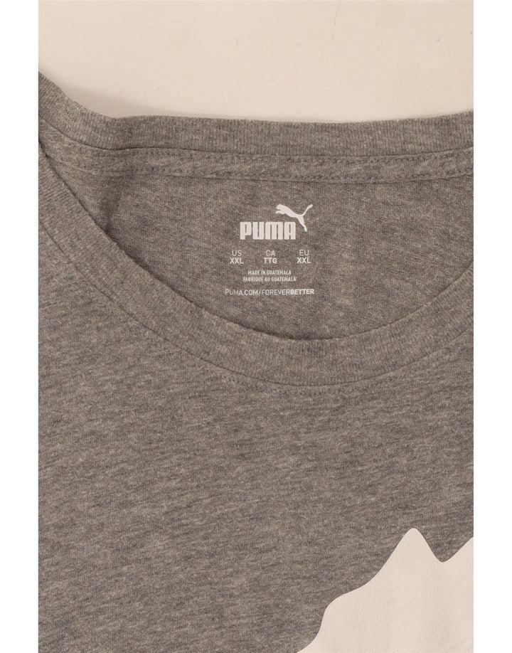 Tricou grafic PUMA pentru bărbați Top 2XL gri