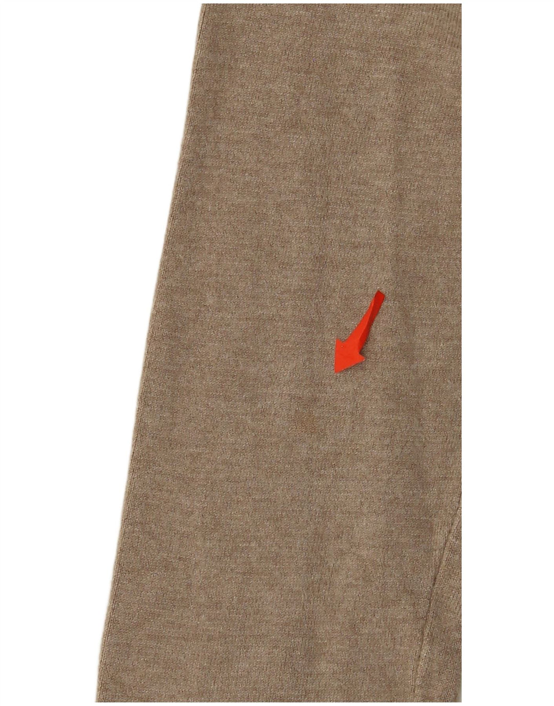 Pulover pentru femei cu decolteu în V Zara UK 12, Bej mediu, raion