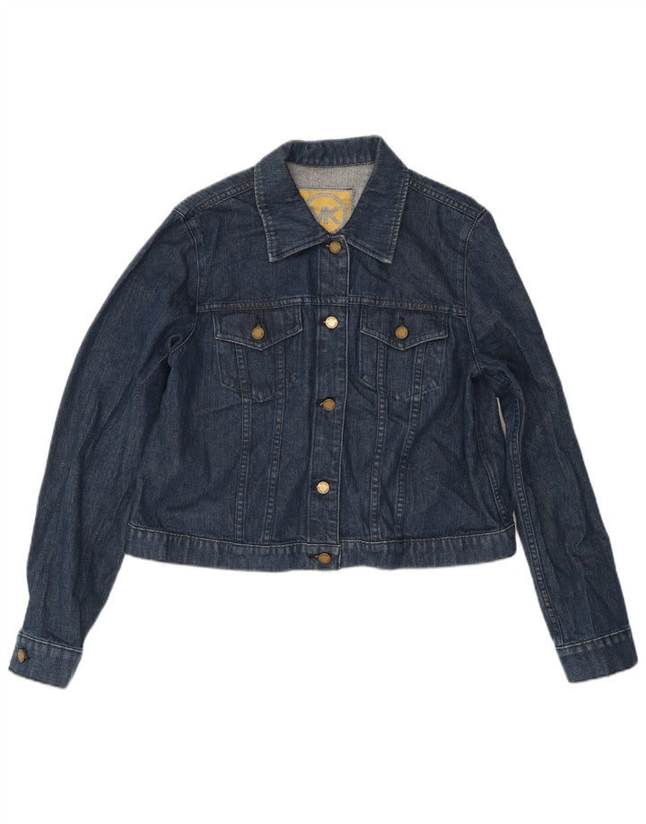 Jachetă de blugi MICHAEL KORS pentru femei, UK 18 XL, bumbac albastru