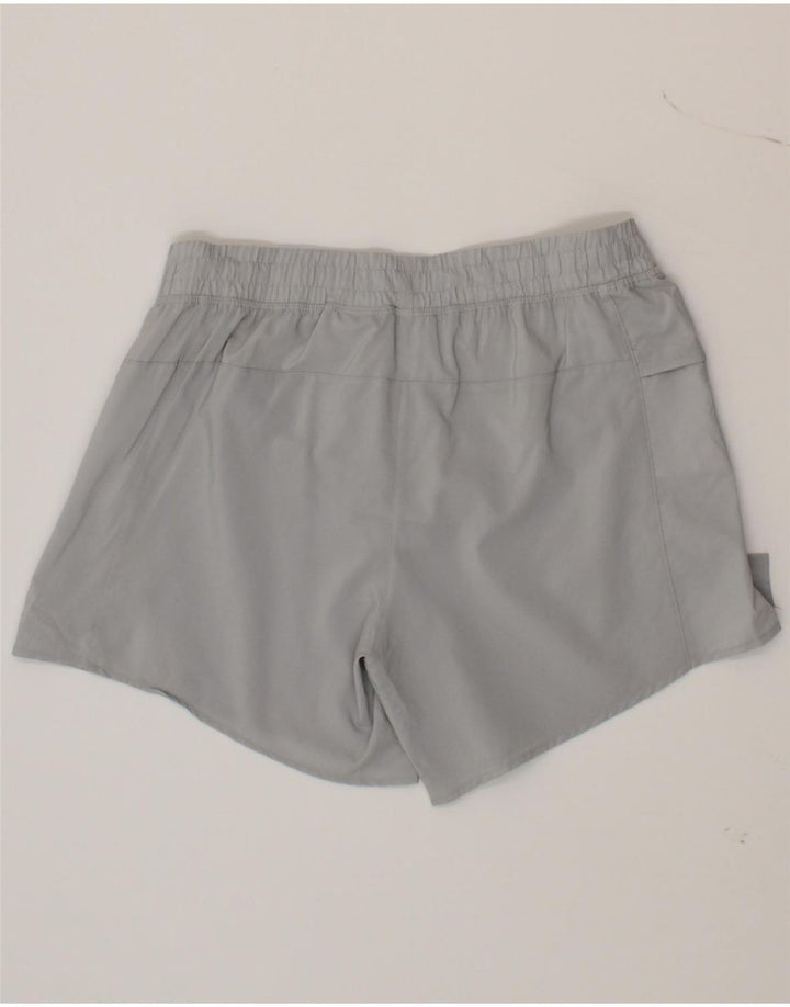 REEBOK Womens Sport Shorts UK 10 Small  Grey Polyester Vintage Reebok and Second-Hand Reebok from Messina Hembry 