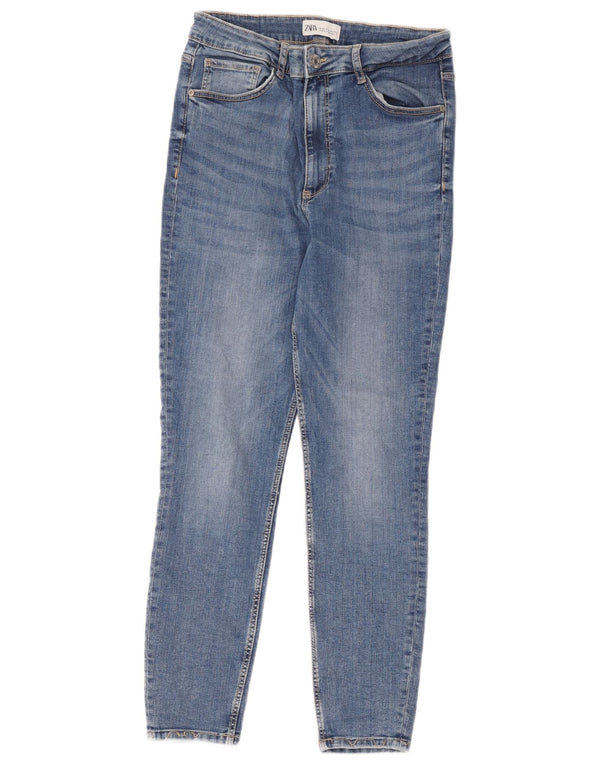 Blugi skinny de damă Zara EU 44 XL W34 L26 Albastru Bumbac