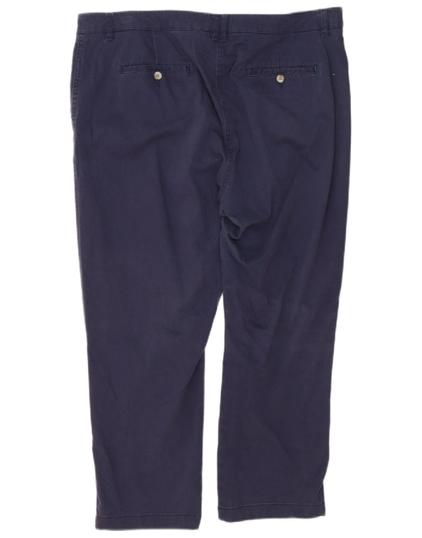 Pantaloni chino drepți pentru femei Joules UK 18 XL W38 L25 Bumbac bleumarin