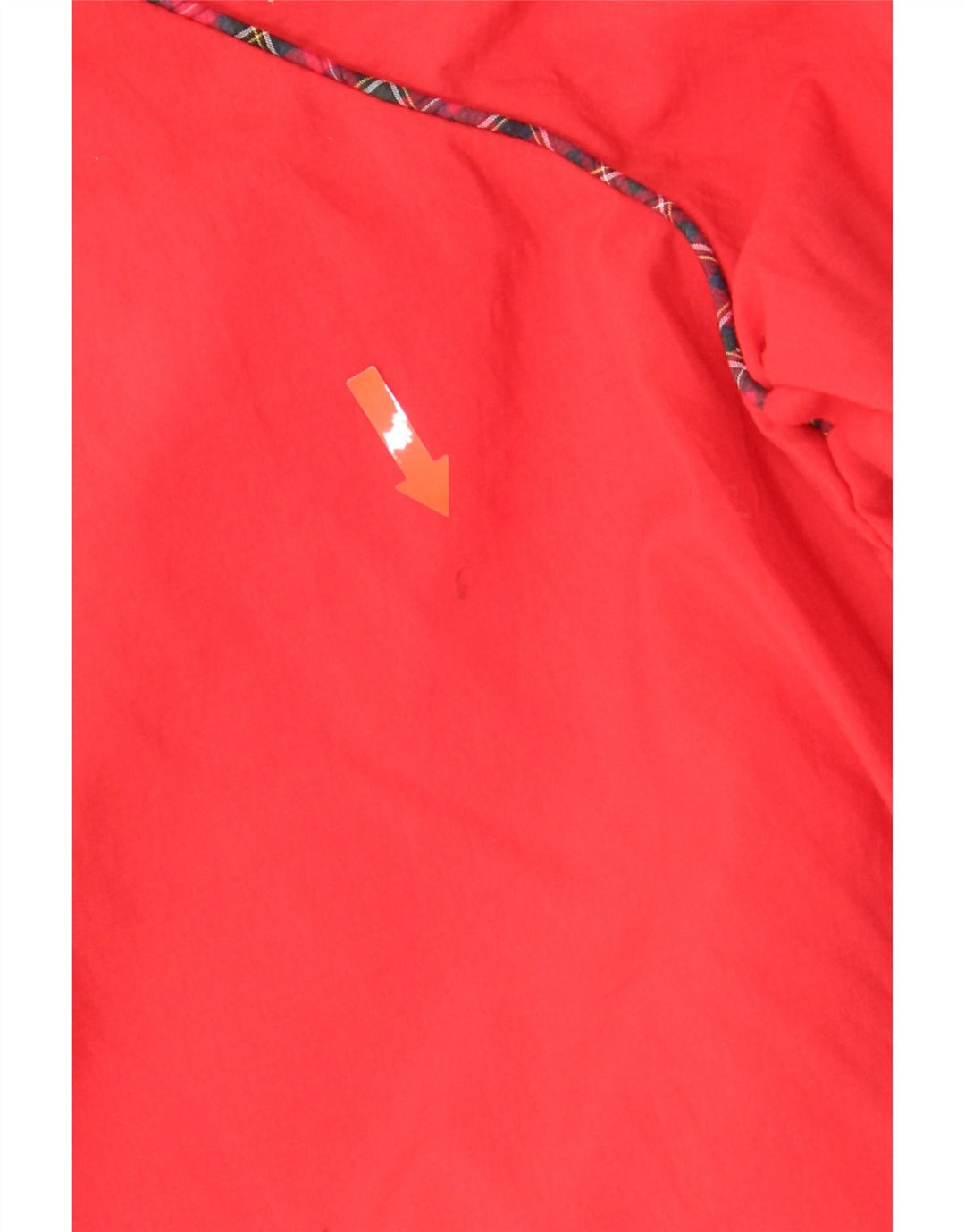 VINTAGE Mens Pullover Windbreaker Jacket UK 38 Medium Red Vintage Vintage and Second-Hand Vintage from Messina Hembry 