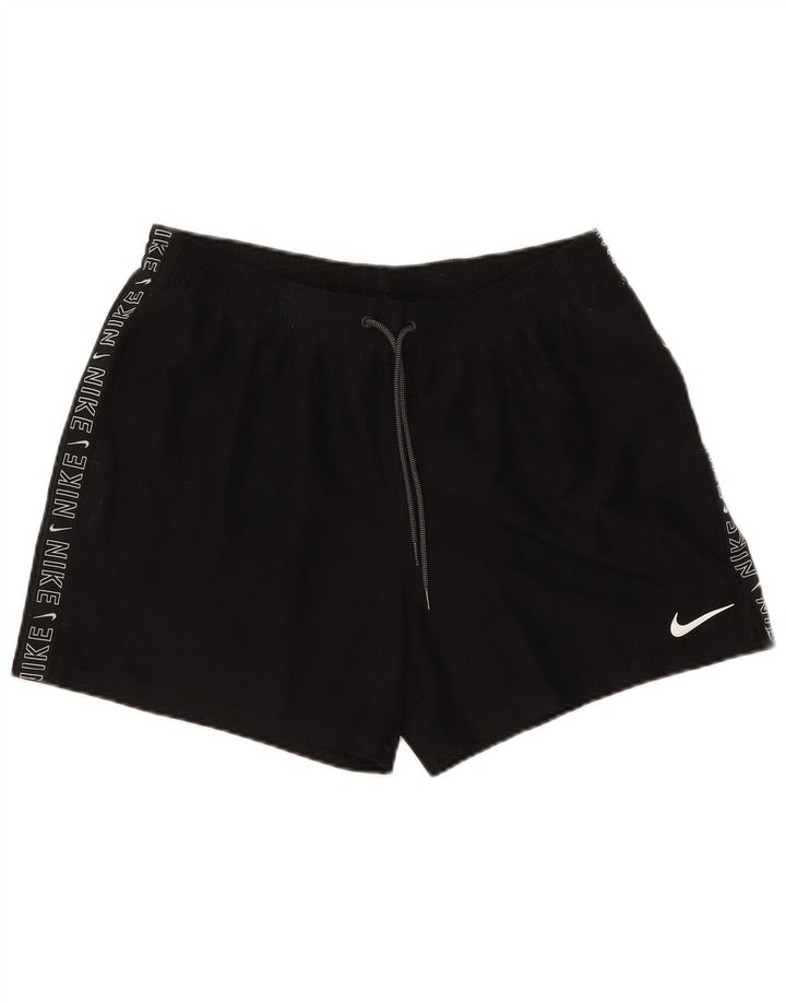 Pantaloni scurți sport grafic Nike pentru bărbați XL, poliester negru