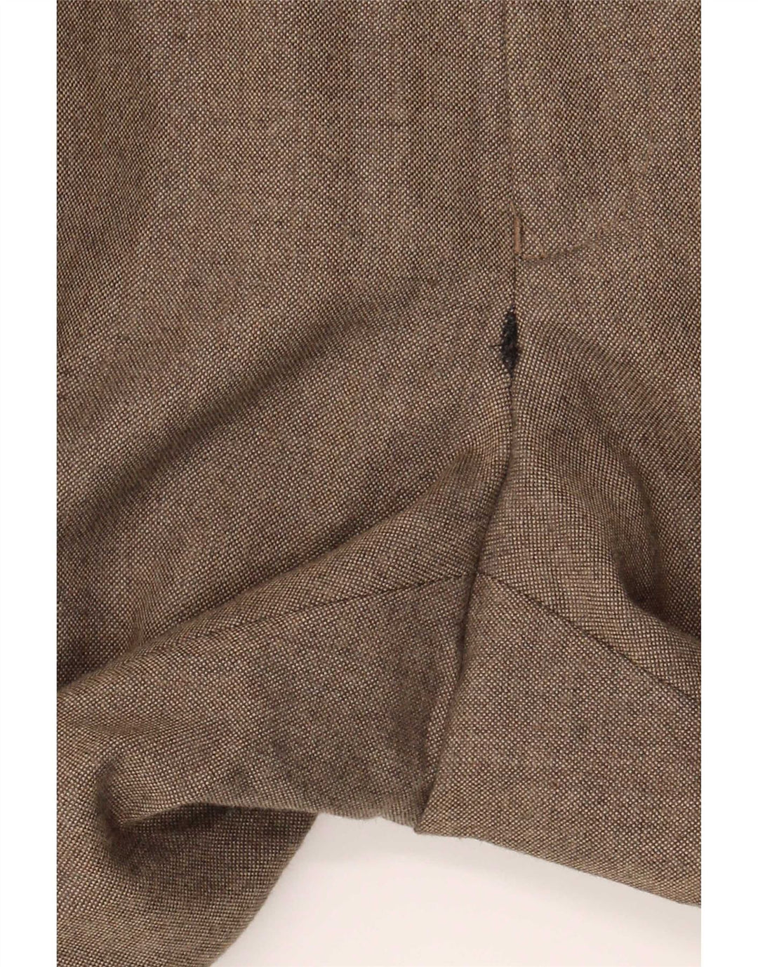 Pantaloni de costum pentru bărbați Marks & Spencer, cu ajustare normală, L40 L29, poliester bej