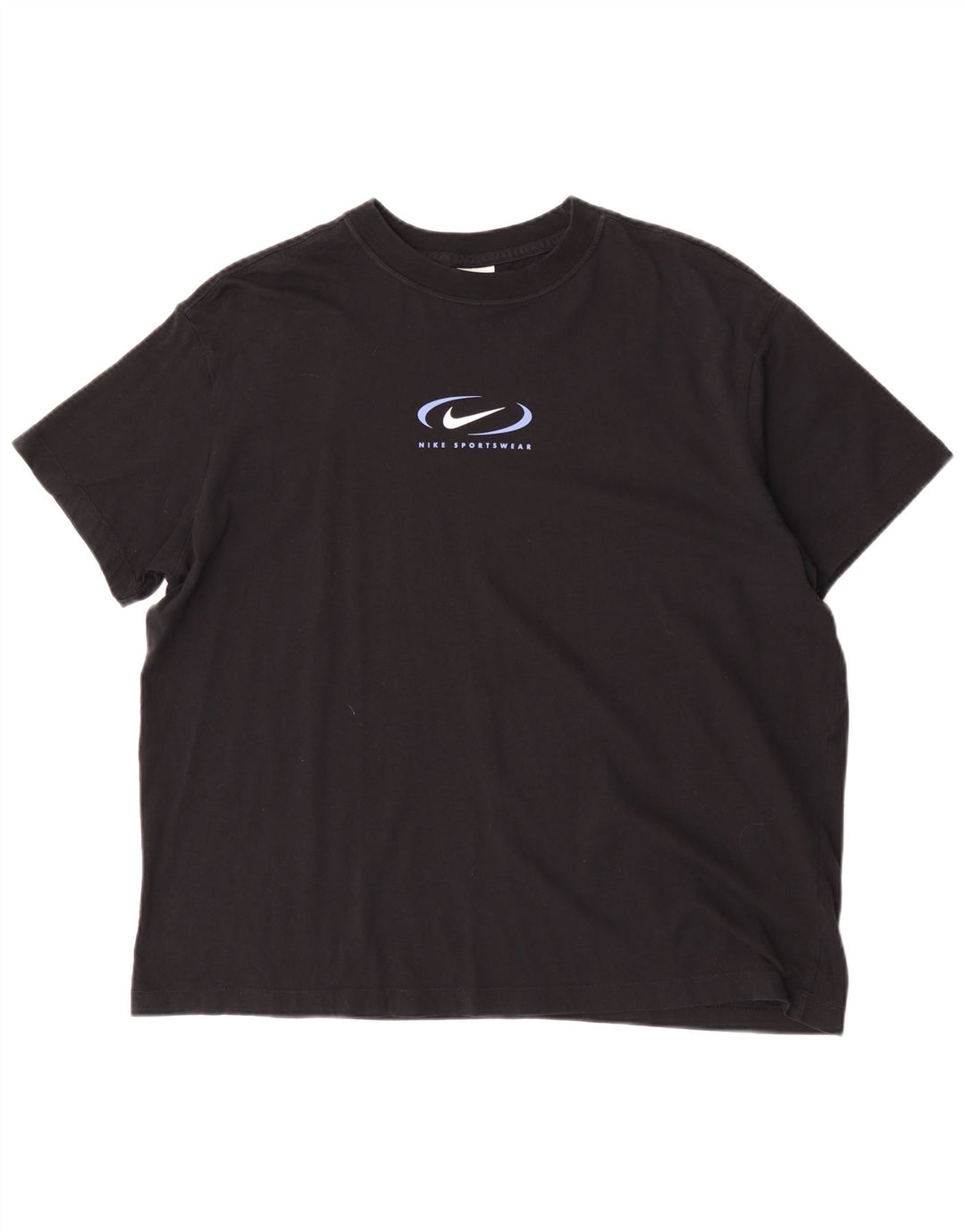 Tricou grafic Nike pentru bărbați Top mare din bumbac negru