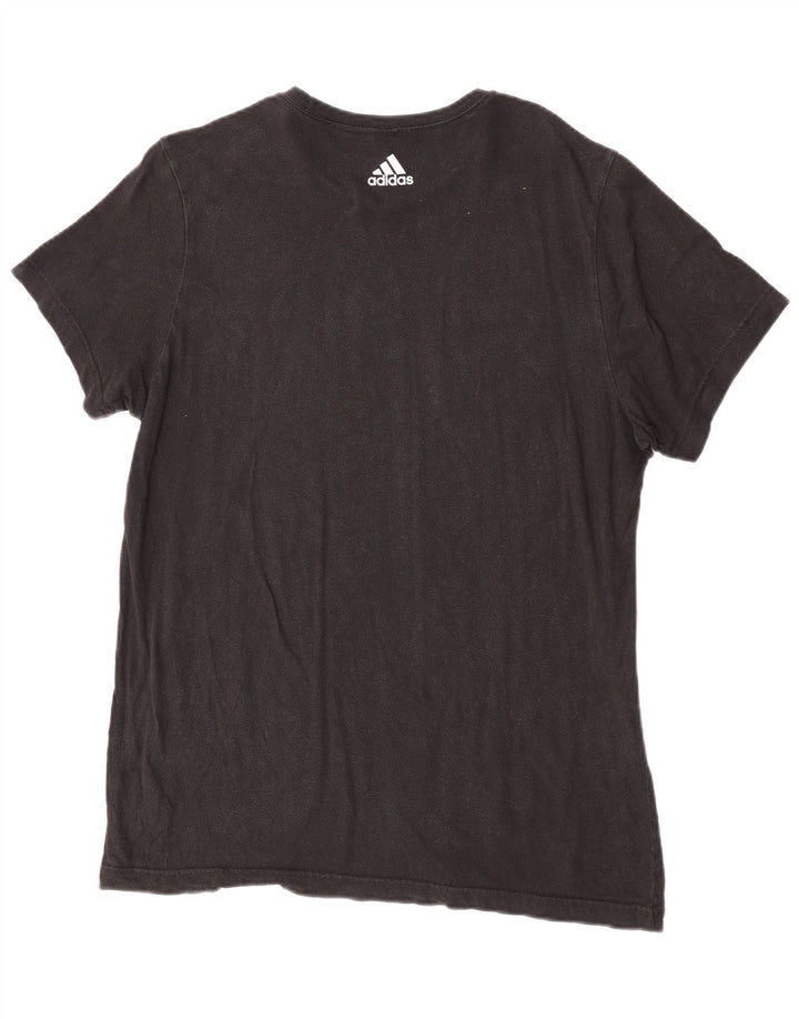 Tricou grafic pentru bărbați Adidas Top mare negru