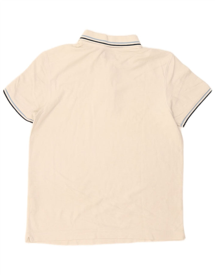 Tricou polo pentru bărbați Lotto, bumbac cu dungi albe