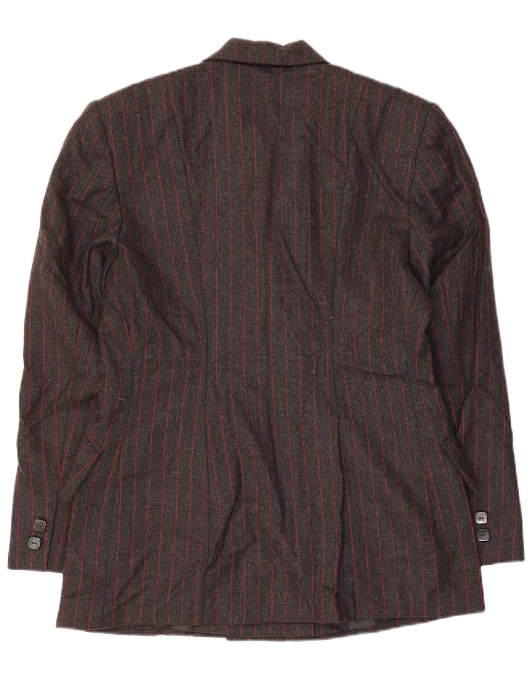 Set 2 piese Aria pentru femei la dublu piept UK 14 Medium W26 Lână cu dungi gri