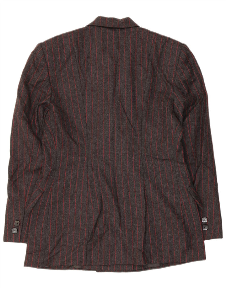 Set 2 piese Aria pentru femei la dublu piept UK 14 Medium W26 Lână cu dungi gri