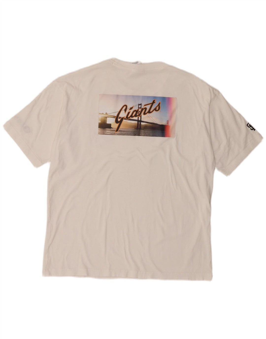 Tricou grafic pentru bărbați Champion San Francisco Top mic alb
