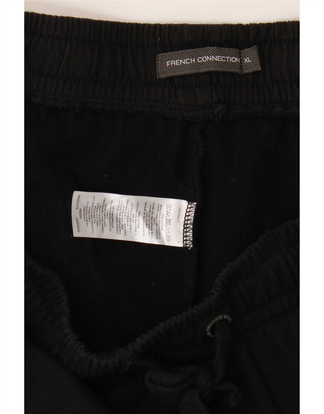 Pantaloni scurți sport pentru bărbați French Connection XL, bumbac negru
