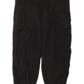 Marks & Spencer Pantaloni cargo pentru femei St. Michael UK 16 Large W38 L27 Black