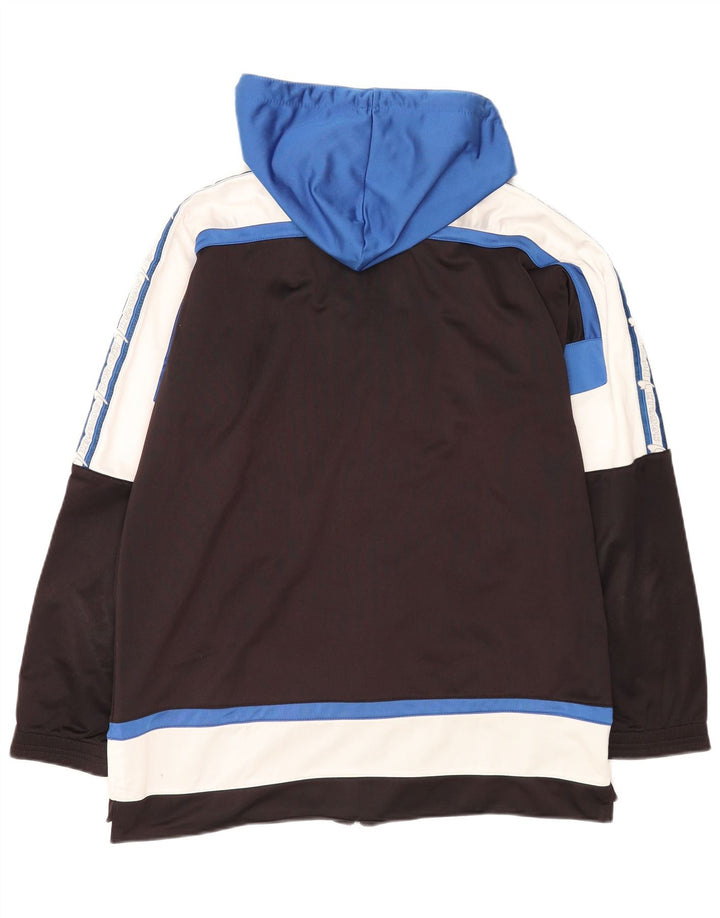 Jachetă de trening Kronos pentru bărbați, cu glugă, poliester negru mediu