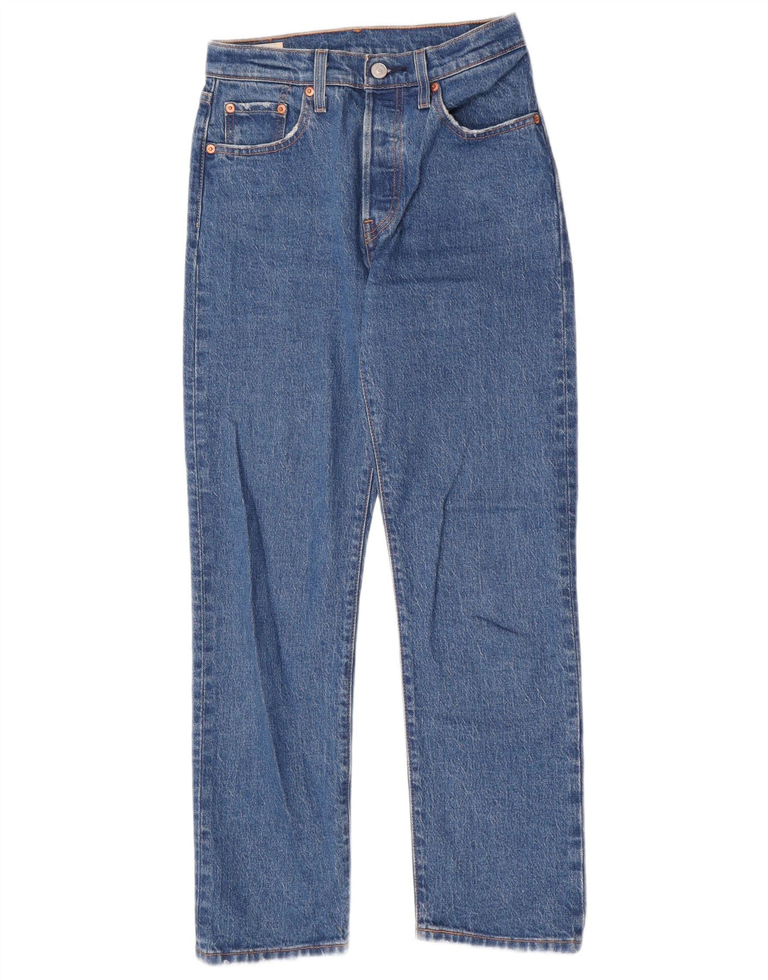 Blugi drepti Levi's 501 pentru femei W25 L28 albastru