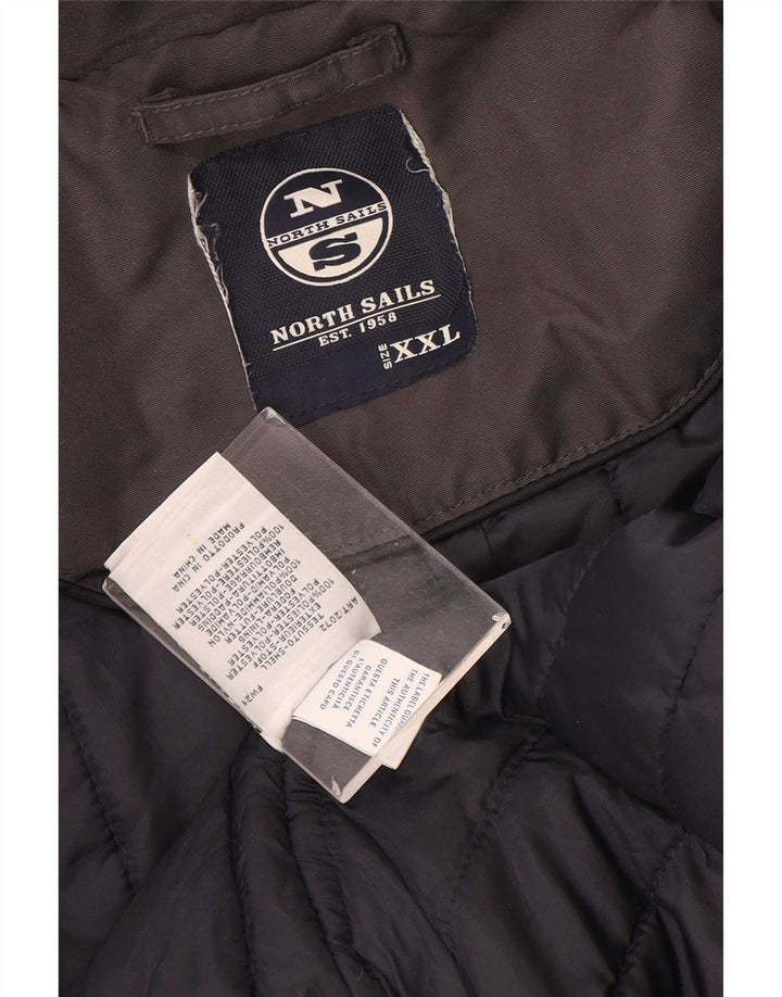 Jachetă Bomber Căptușită pentru bărbați North Sails UK 44 2XL Poliester gri