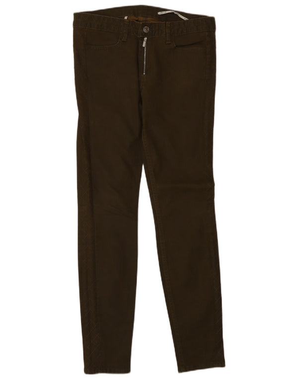 Blugi slim pentru femei Zara EU 38 Mici W28 L28 Verde