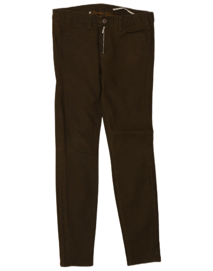 Blugi slim pentru femei Zara EU 38 Mici W28 L28 Verde