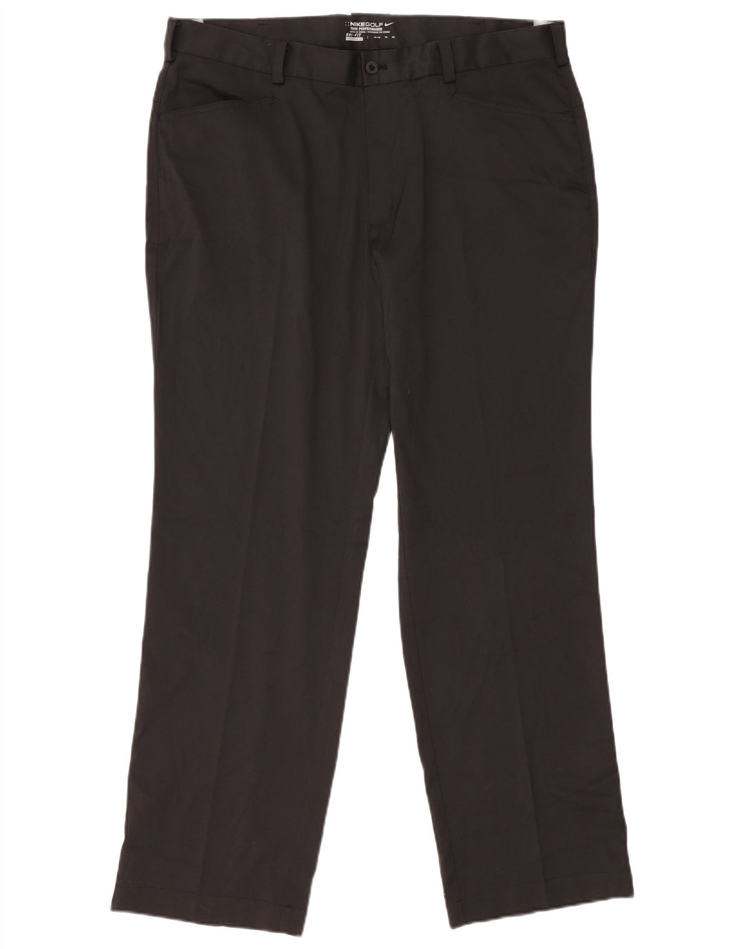 Pantaloni casual drepti pentru bărbați Nike Dri Fit W38 L32 Poliester negru