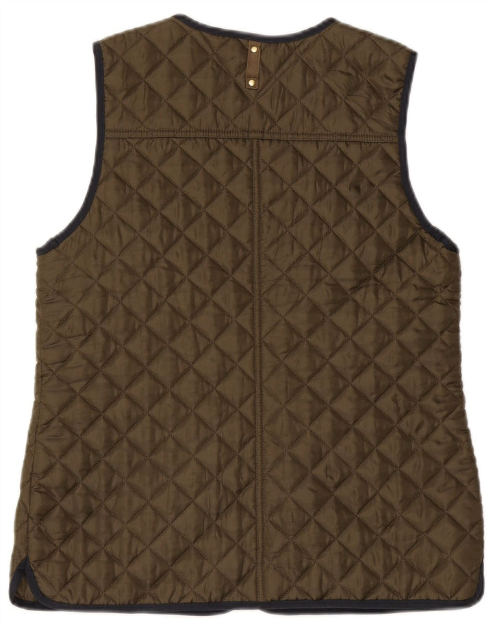 Gilet matlasat Tommy Hilfiger pentru femei UK 12 Medium Khaki Poliester
