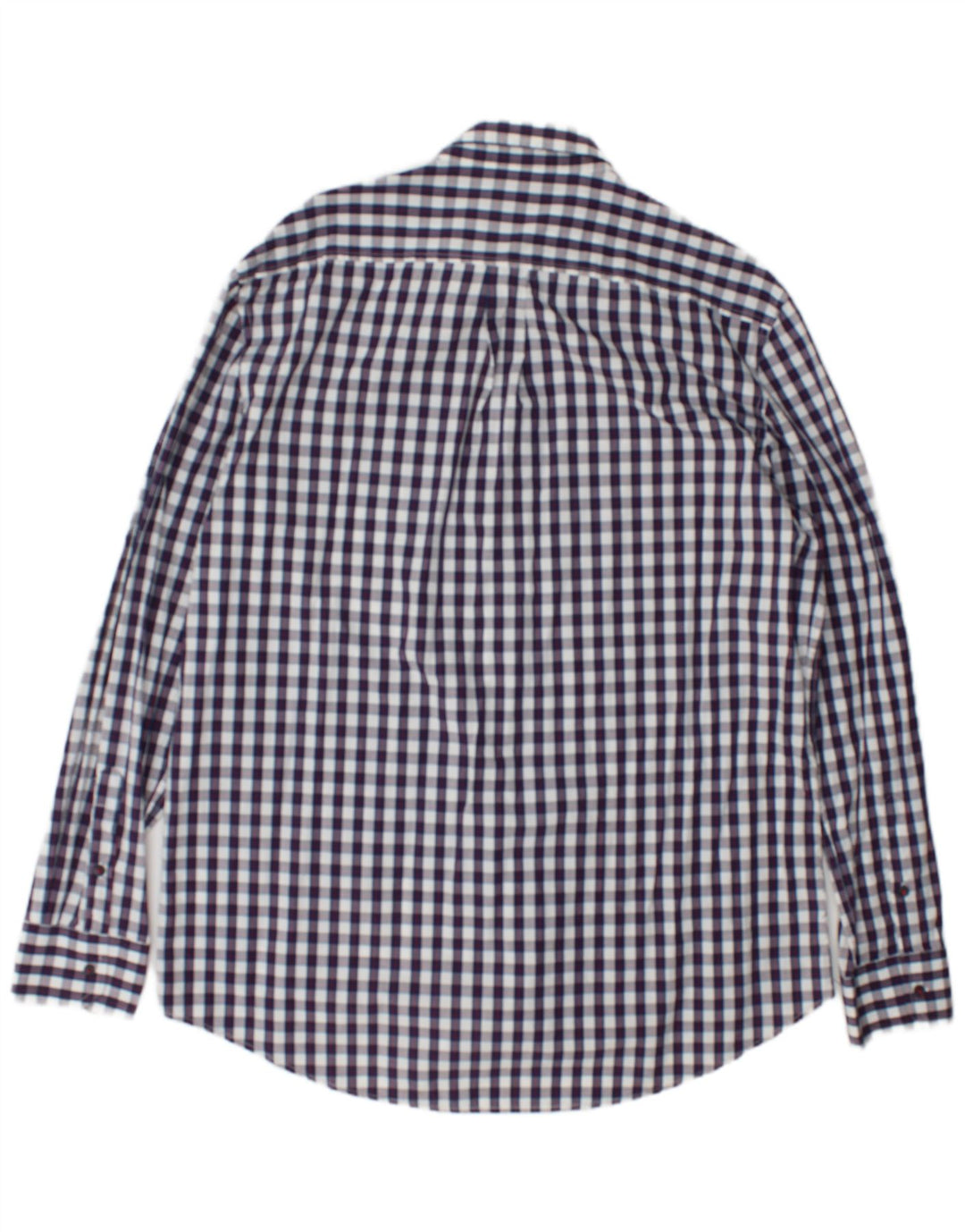 Cămașă Dack's pentru bărbați, cu ajustare obișnuită, 2XL, bumbac vichy, albastru bleumarin