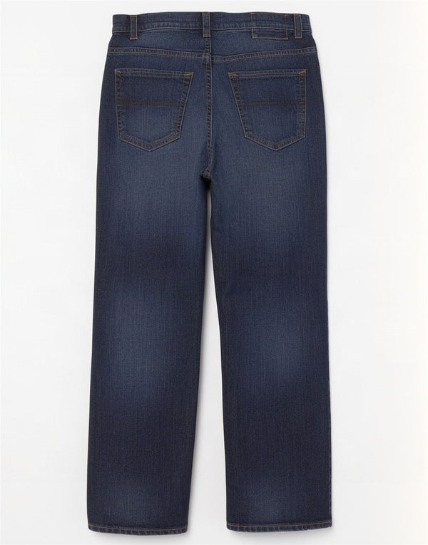 Blugi drepti pentru bărbați Marks & Spencer Blue Harbour W32 L29 Bumbac bleumarin
