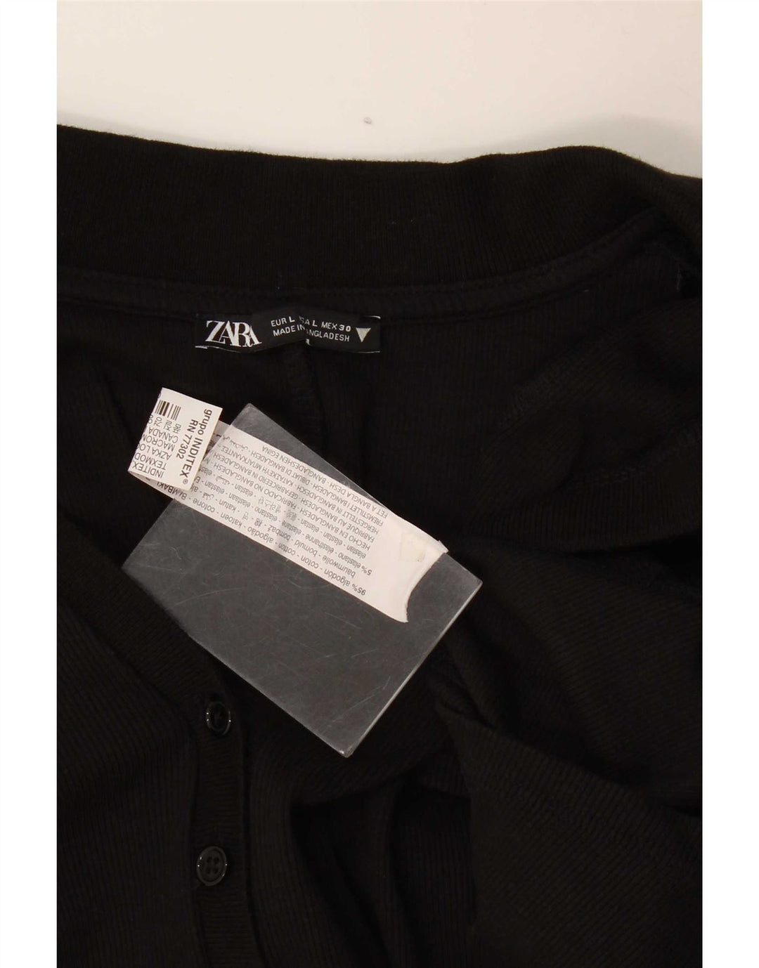 Costum pentru femei Zara UK 14, mare, negru, bumbac