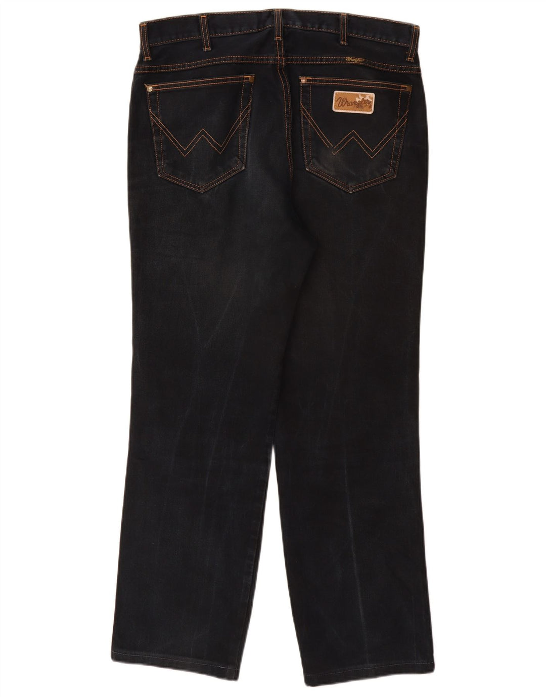 Blugi drepti pentru bărbați Wrangler W34 L30 bumbac bleumarin