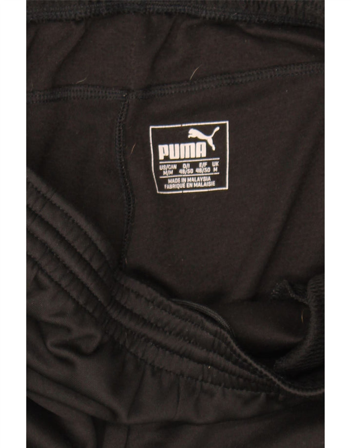 PUMA Mens Tracksuit Trousers Medium Black Polyester Vintage Puma and Second-Hand Puma from Messina Hembry 