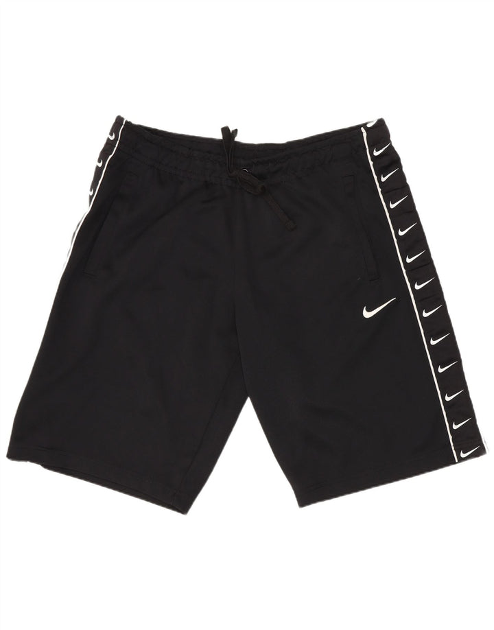 Pantaloni scurți sport grafic Nike pentru bărbați, mari, negru, poliester