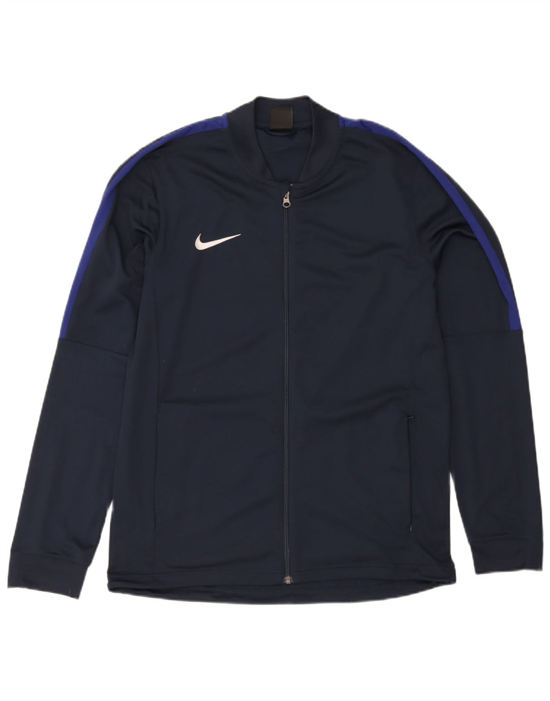 Jachetă de top pentru trening Nike Dri Fit pentru bărbați, mare, albastru, poliester sport