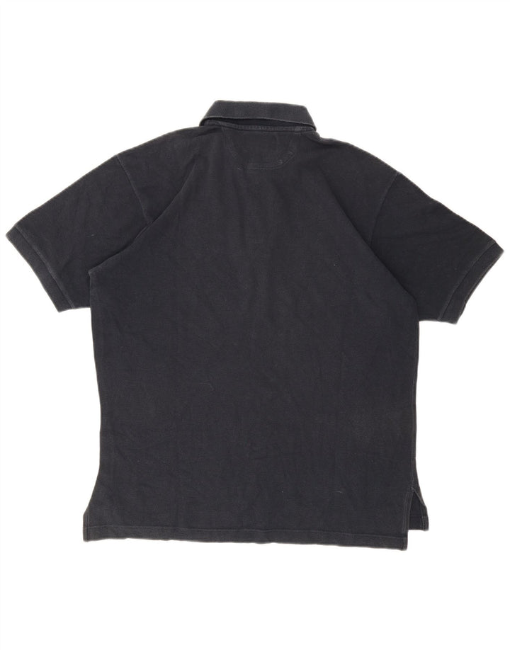 Tricou polo Brooksfield pentru bărbați IT 50 mediu din bumbac bleumarin