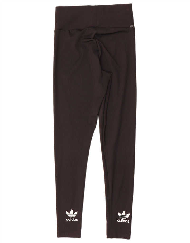 Leggings pentru femei Adidas UK 10 Poliester negru mic